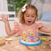 Melissa & Doug Wooden Birthday Cake Pretend Play Set