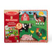 Melissa & Doug Farm Peg Puzzle 8-Piece Wooden Toy