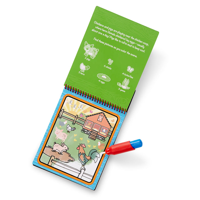 Melissa & Doug Water Wow! Farm Reusable Coloring Pad