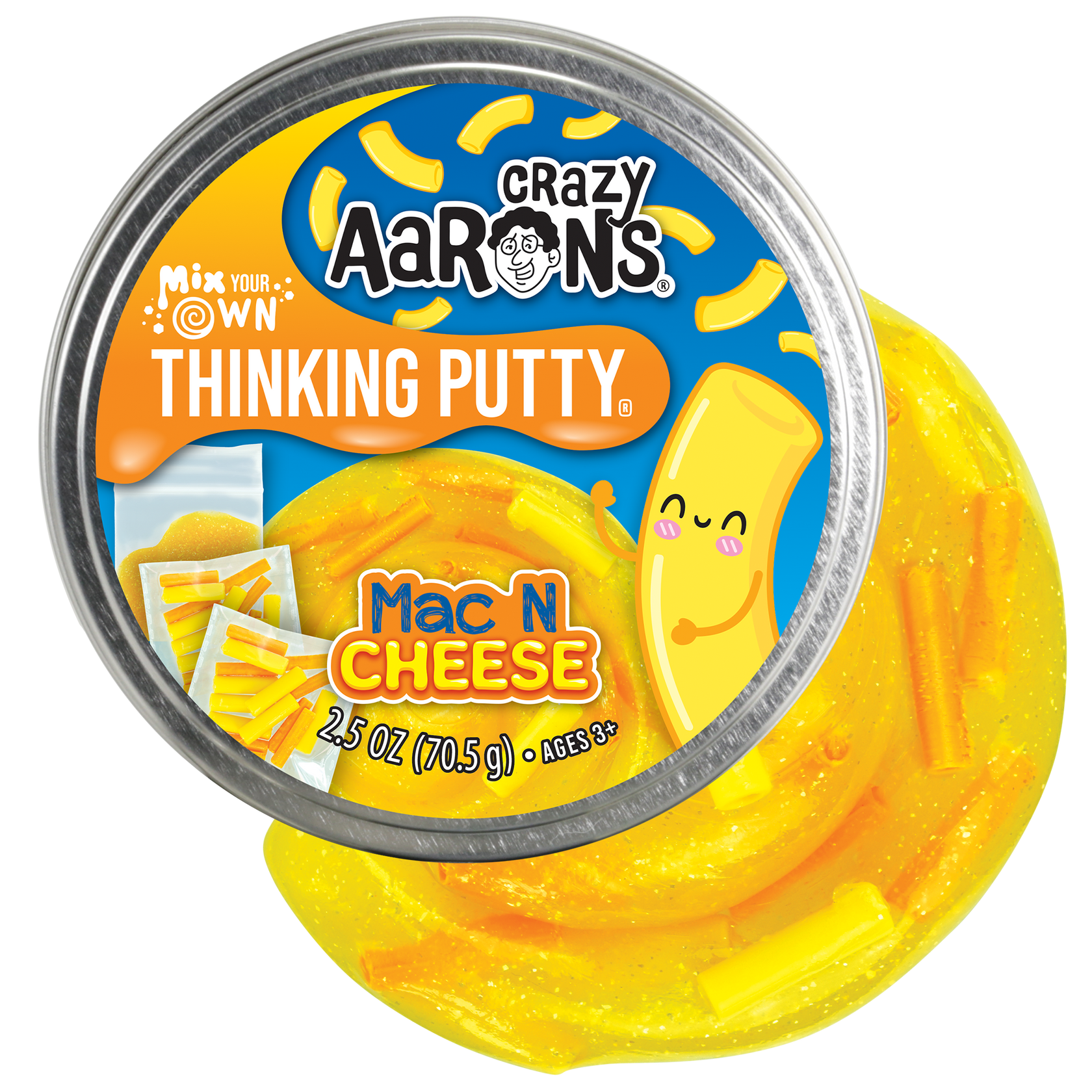 Mac N Cheese Mix Your Own Thinking Putty