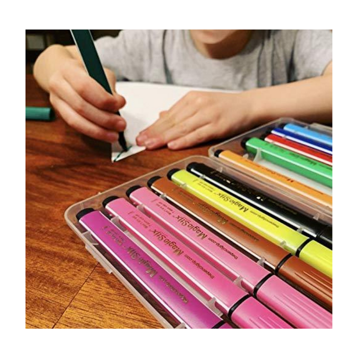 The Pencil Grip Magic Stix Triangular Washable 12-Pack Markers
