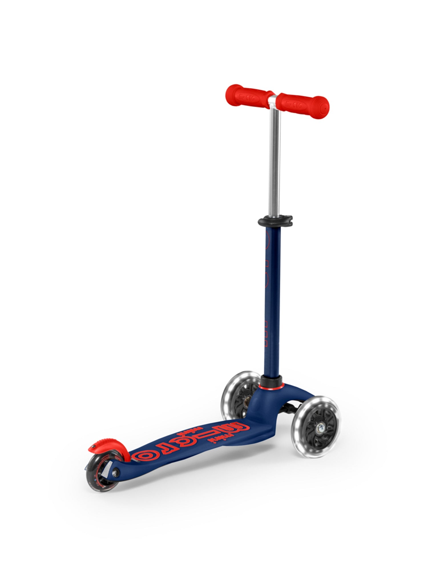 LED Mini Deluxe Navy BLUE Kick Scooter