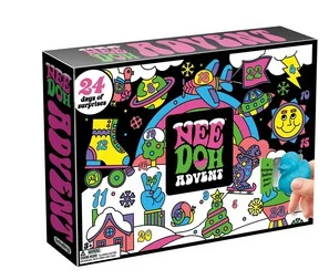 NeeDoh Advent Calendar 2026 Squishy Toy Set Multicolor