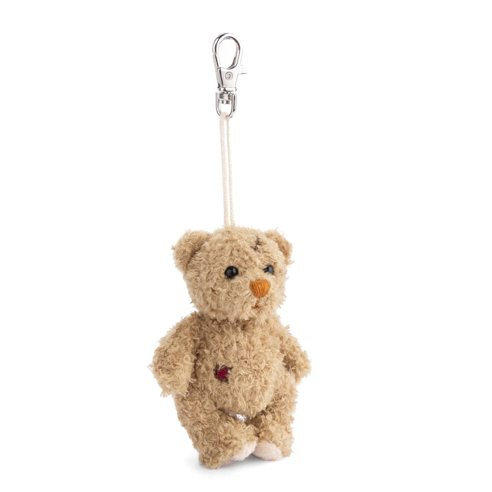 Adorable Nobody Is Perfect Bear Bag Charm - Embrace Imperfection, Inspire Resilience