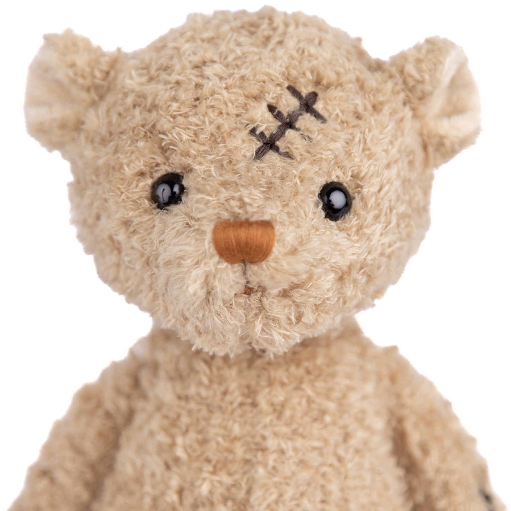 Bukowski Bears Nobody is Perfect 11-inch Plush Teddy Bear with Scars - Unique Comfort Friend