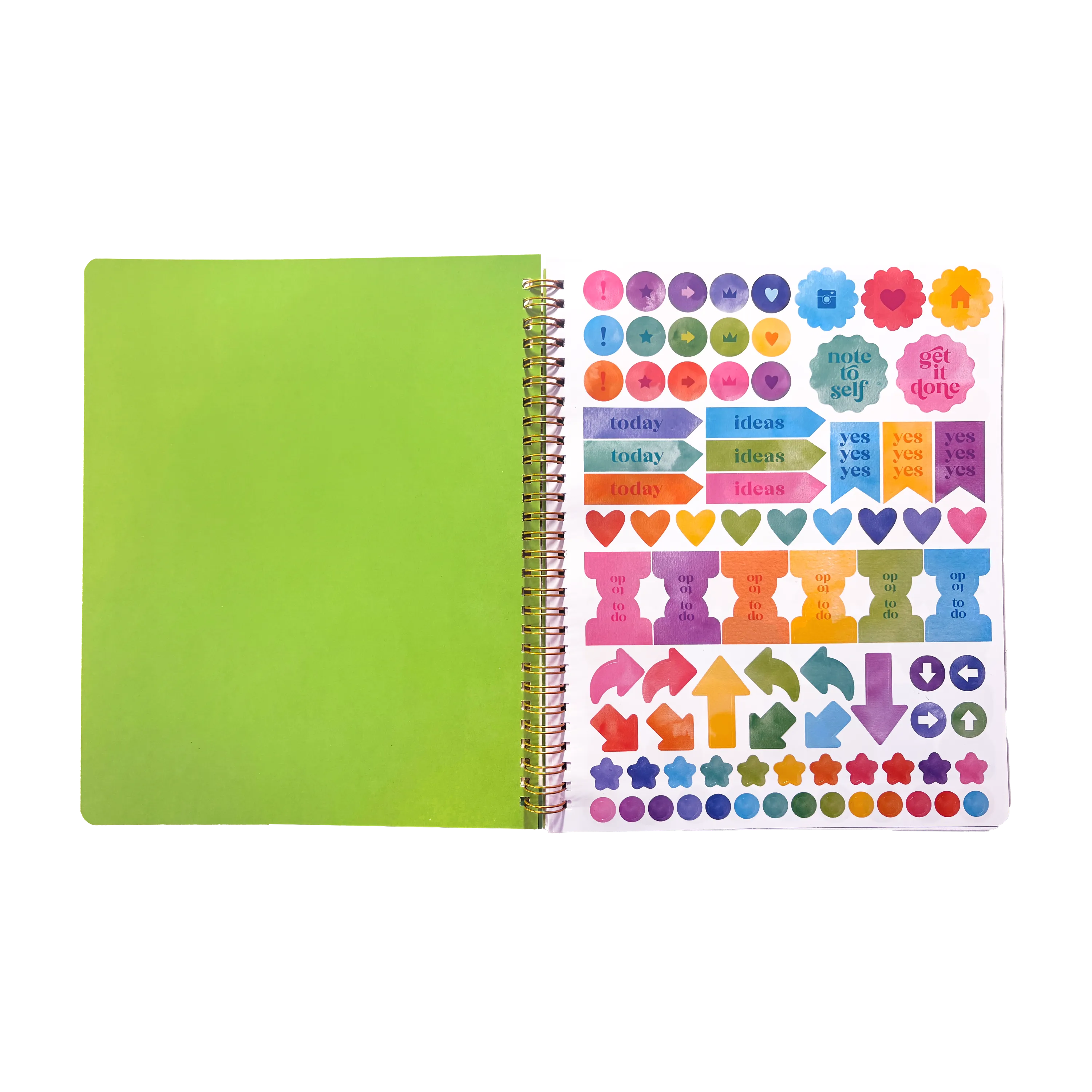 OOLY Artful Notes Wildscape Reverse Coloring Notebook 100 Pages