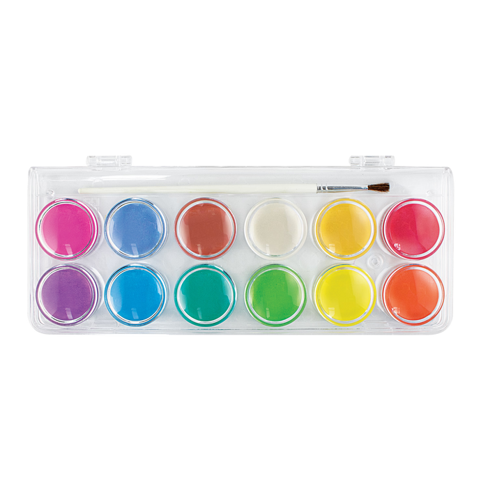 OOLY Chroma Blends Watercolor Paint Set Pearlescent 12 Colors
