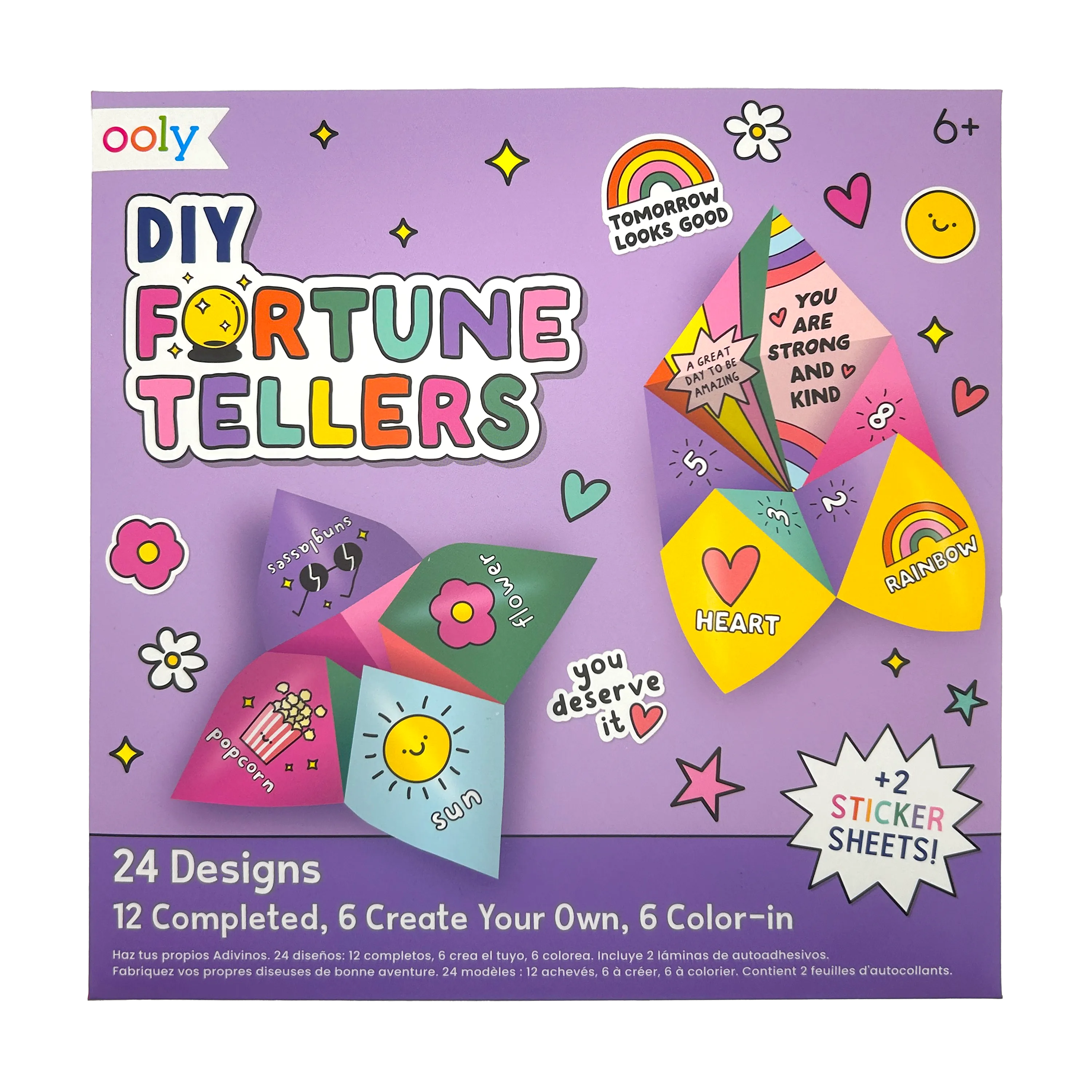 OOLY DIY Fortune Tellers Activity Kit 24ct