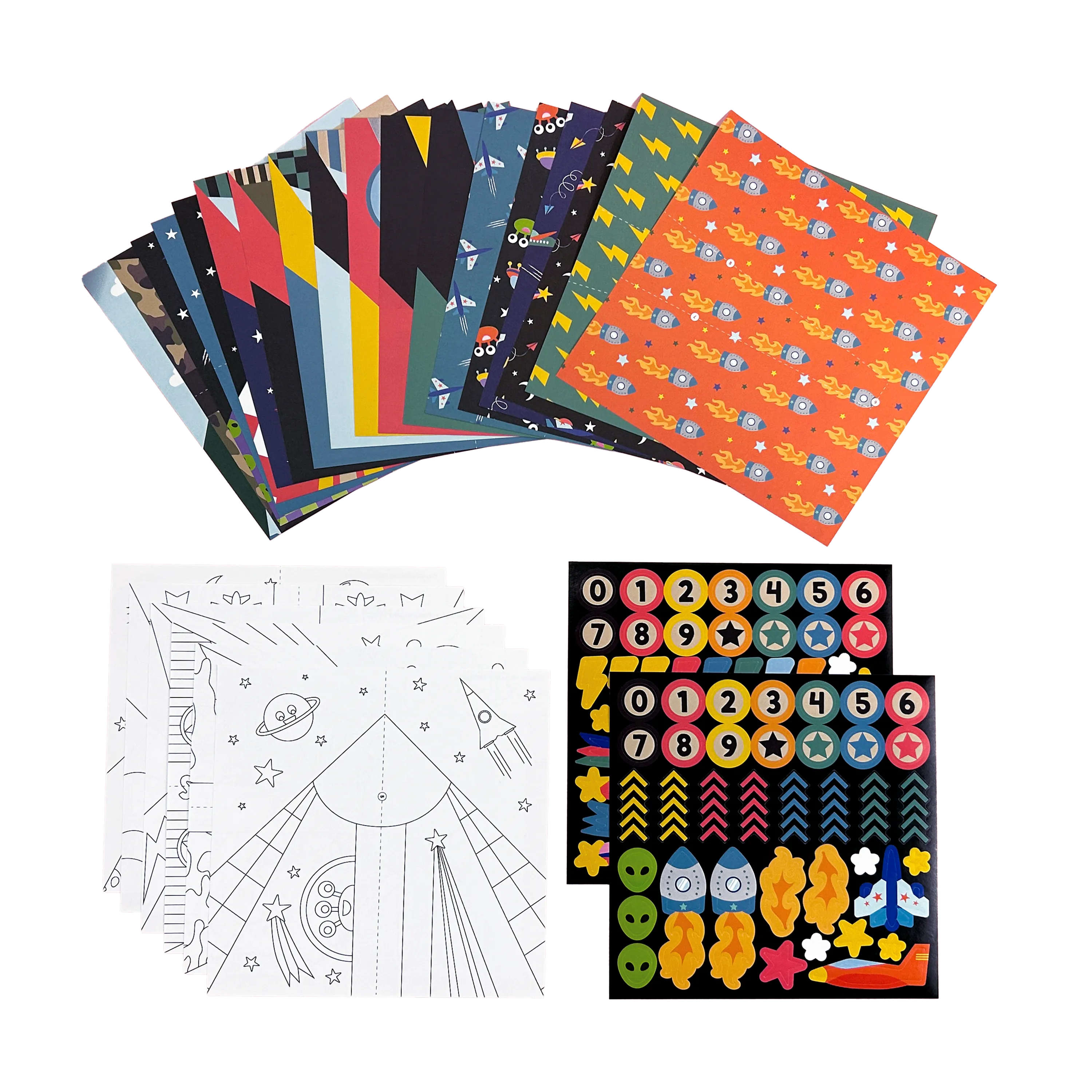 OOLY DIY Paper Airplanes Activity Kit 24ct