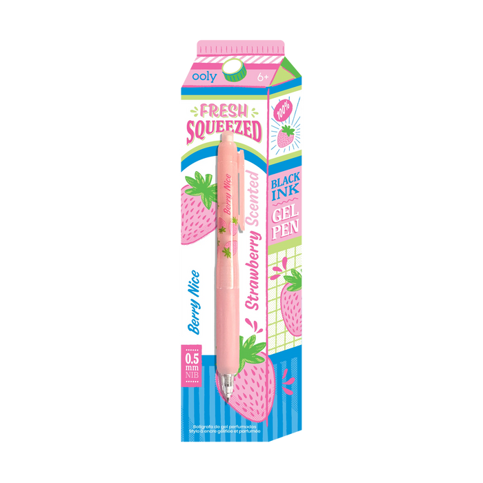 Fresh Squeezed Scented Gel Pens - 4 Flavors to Choose From