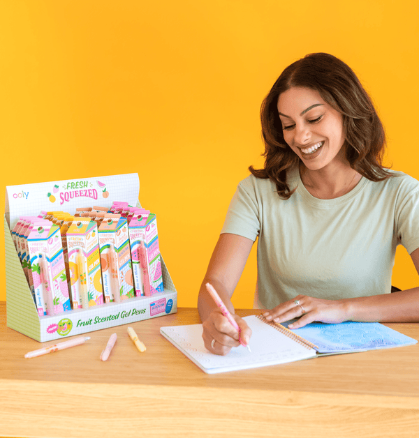 Fresh Squeezed Scented Gel Pens - 4 Flavors to Choose From