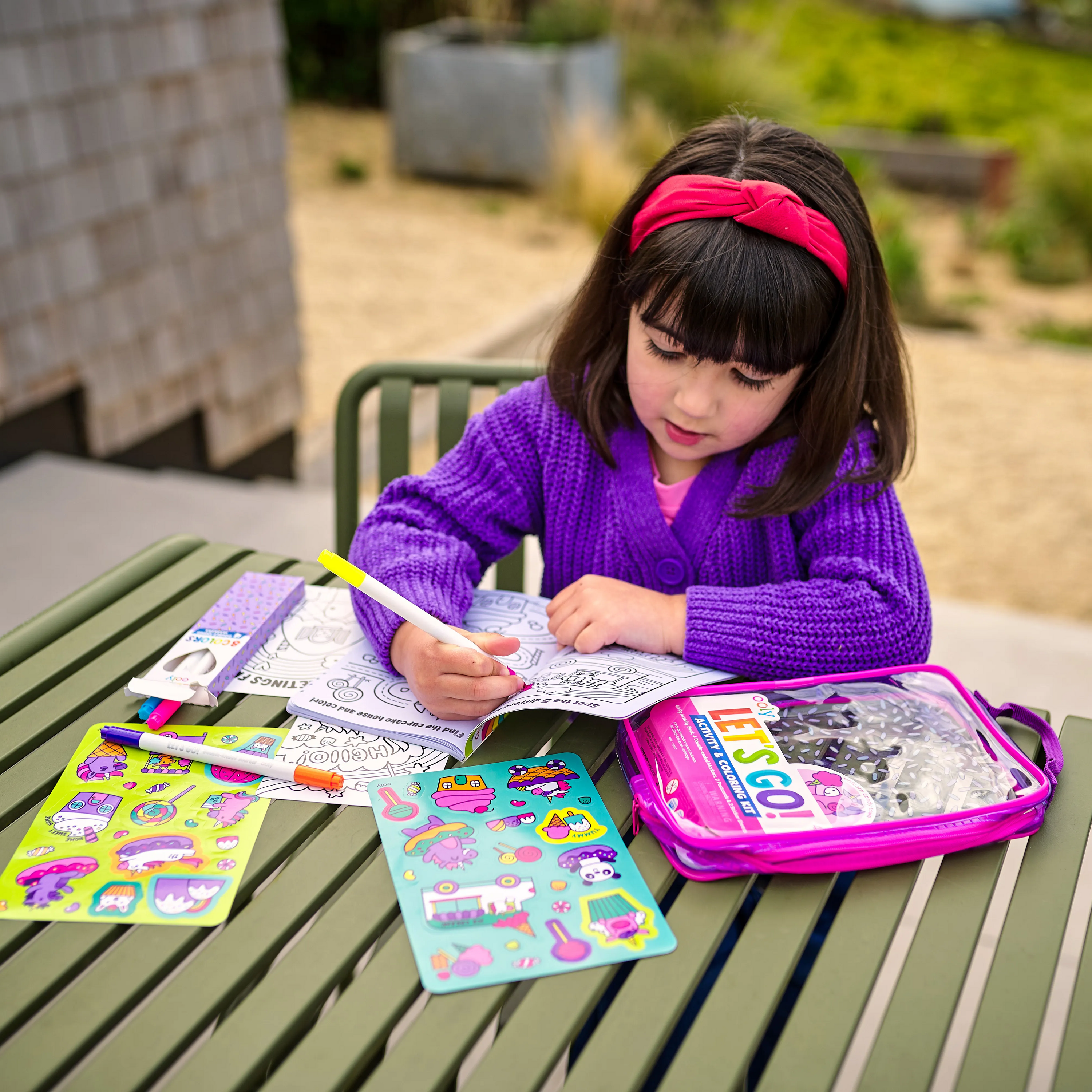 OOLY Let's Go! Robo Dinos Activity & Coloring Kit