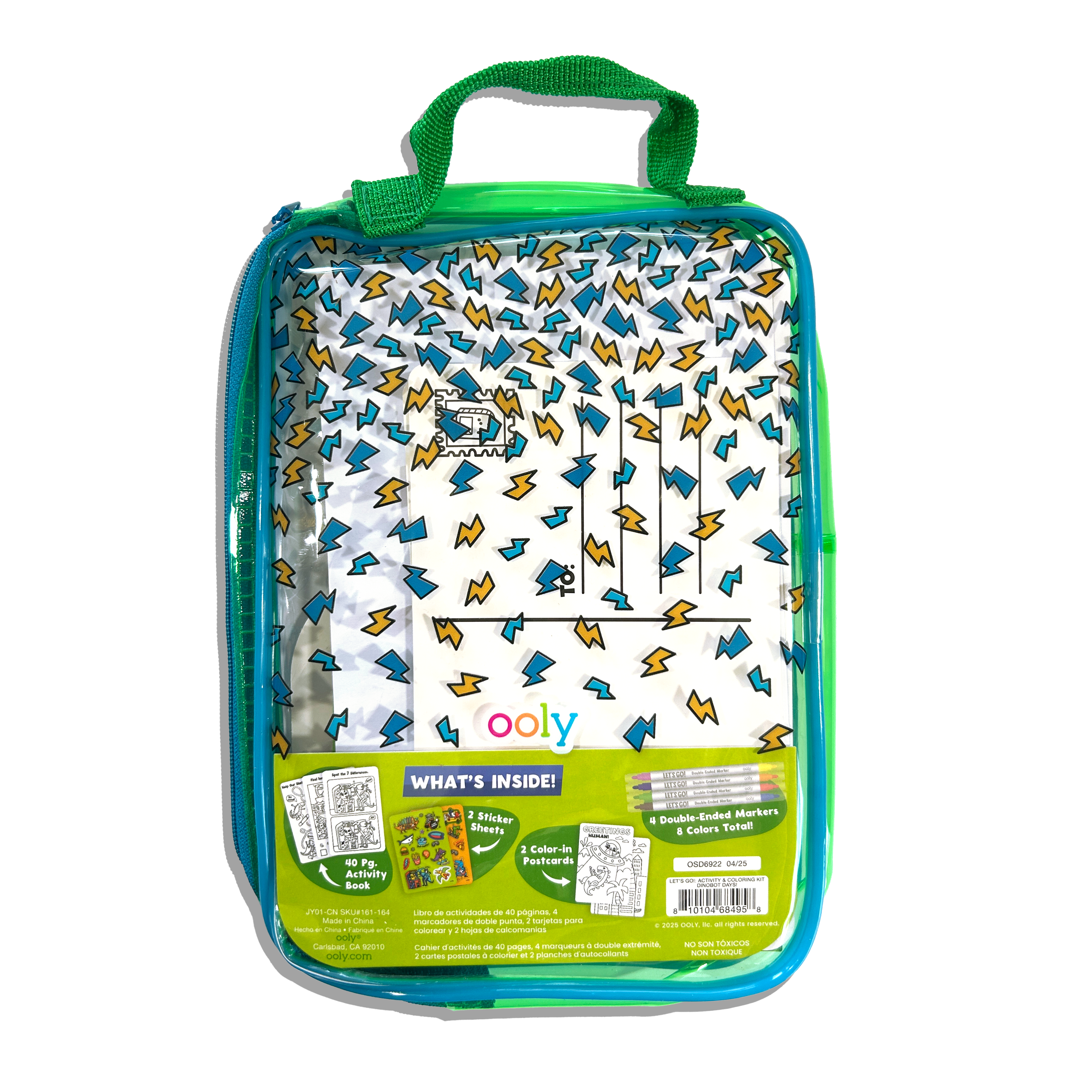 OOLY Let's Go! Robo Dinos Activity & Coloring Kit