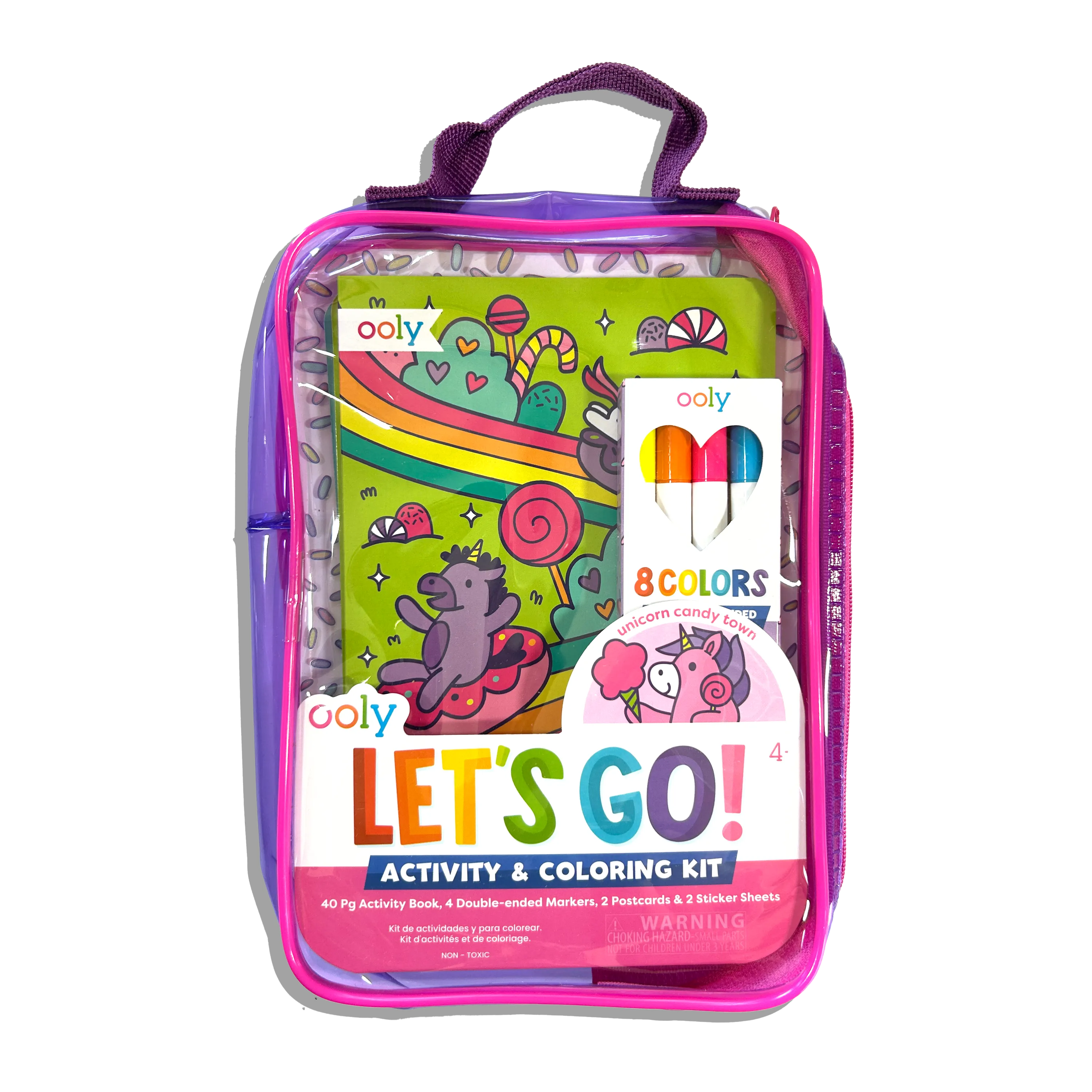 OOLY Let's Go! Unicorn Candy Town Activity Kit