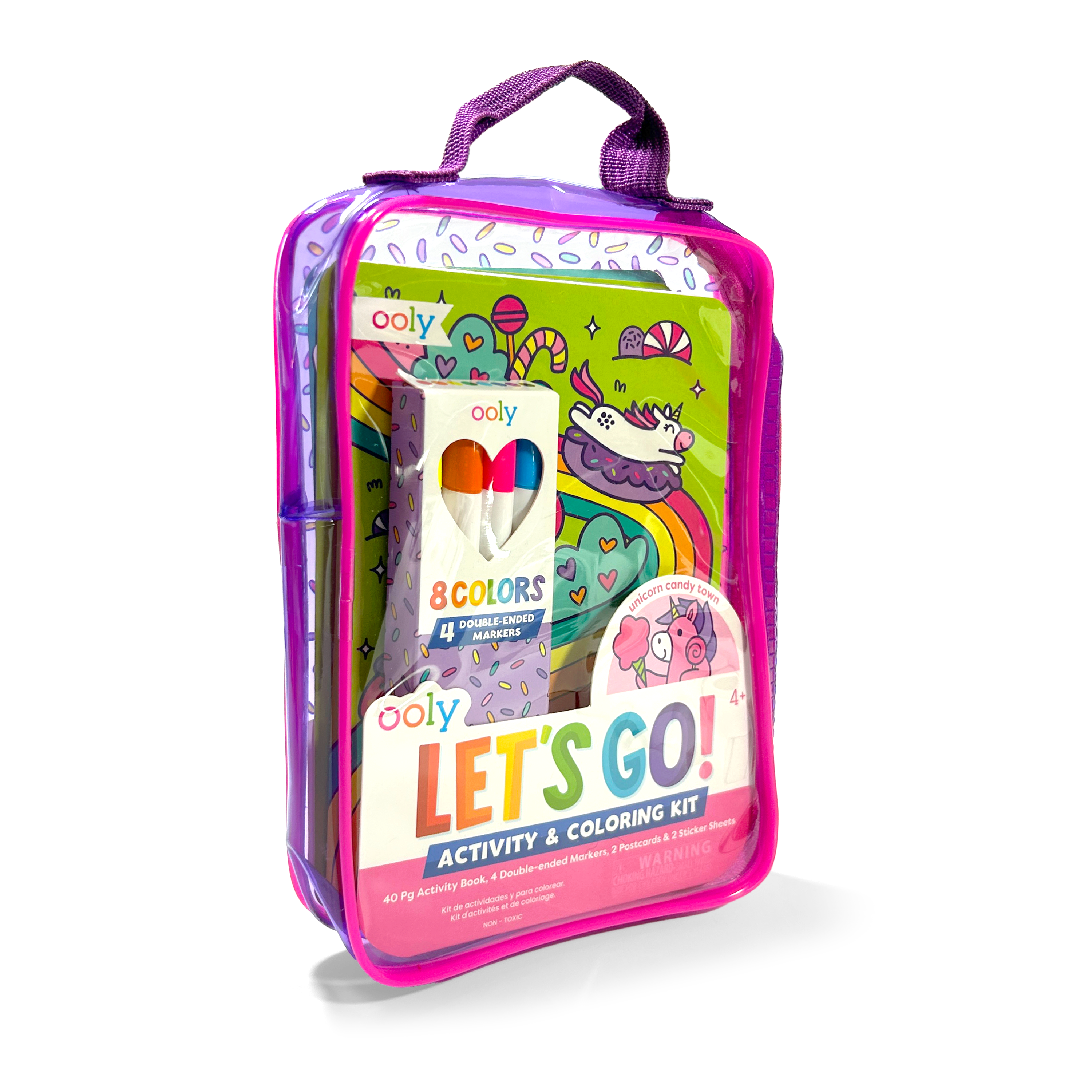 OOLY Let's Go! Unicorn Candy Town Activity Kit