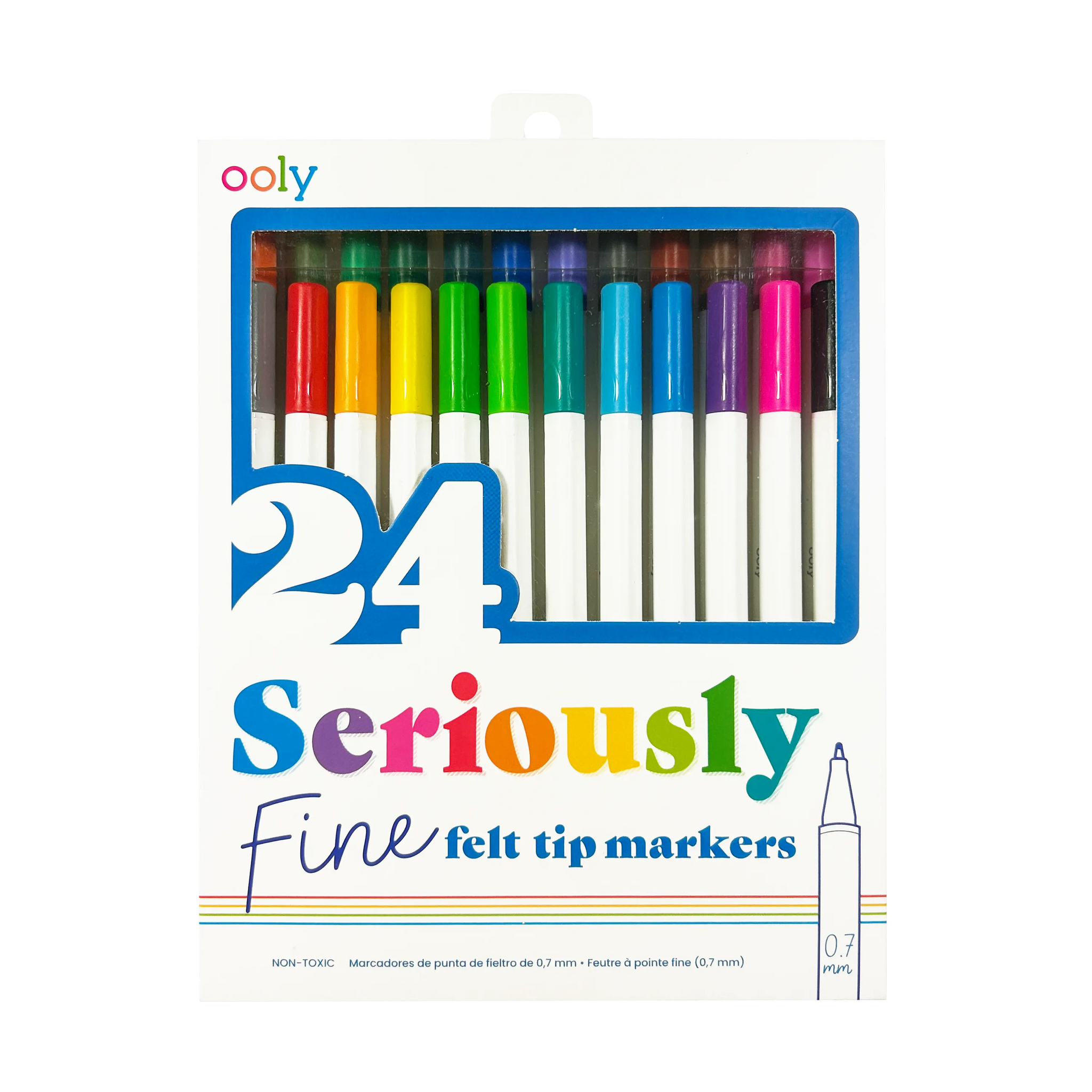 OOLY Seriously Fine Tip Markers Set of 24