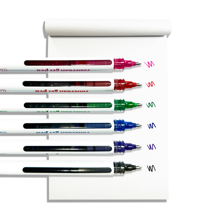 OOLY Seriously Smooth Rollerball Gel Pens 6-Piece Set