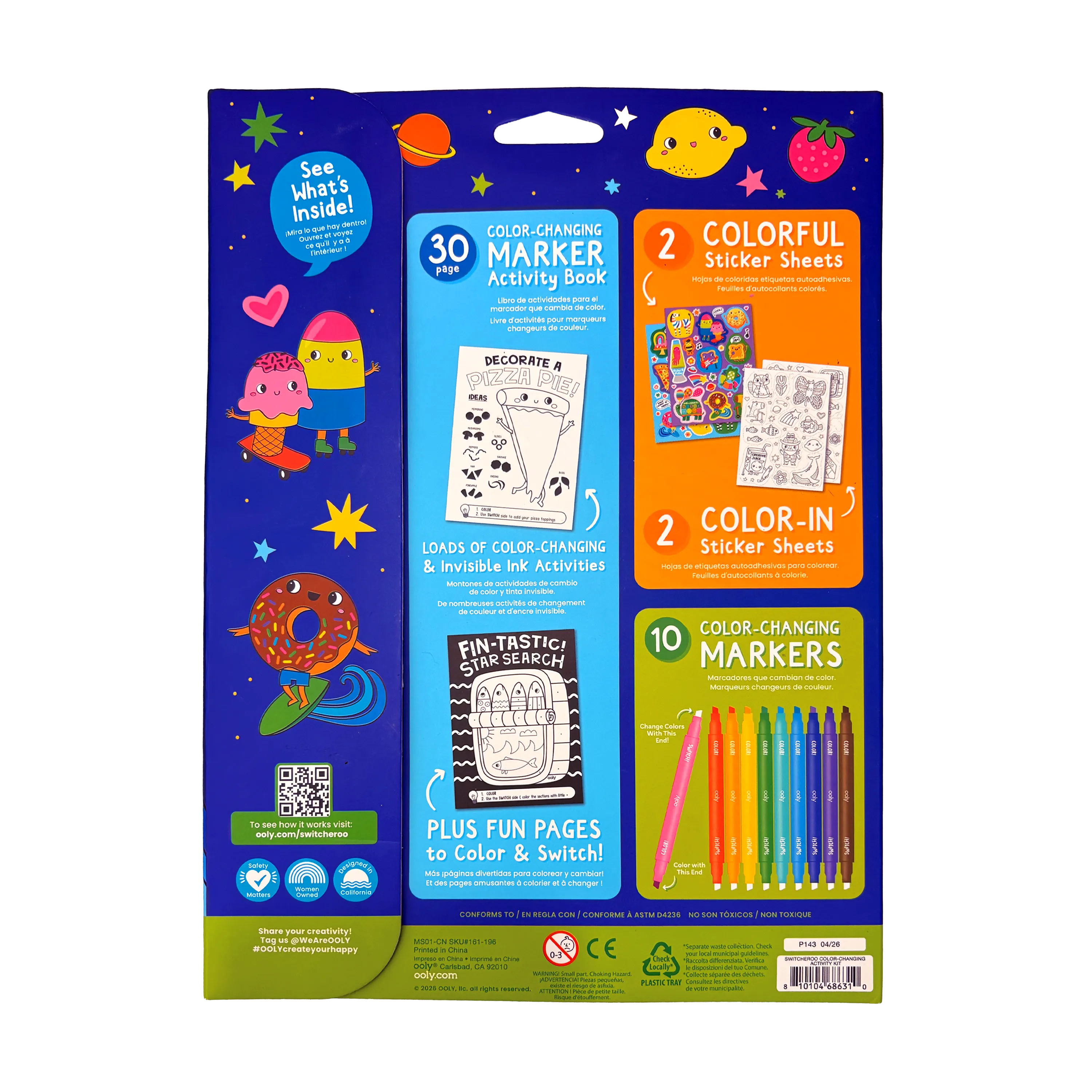OOLY Switch-eroo! Color-Changing Activity Kit