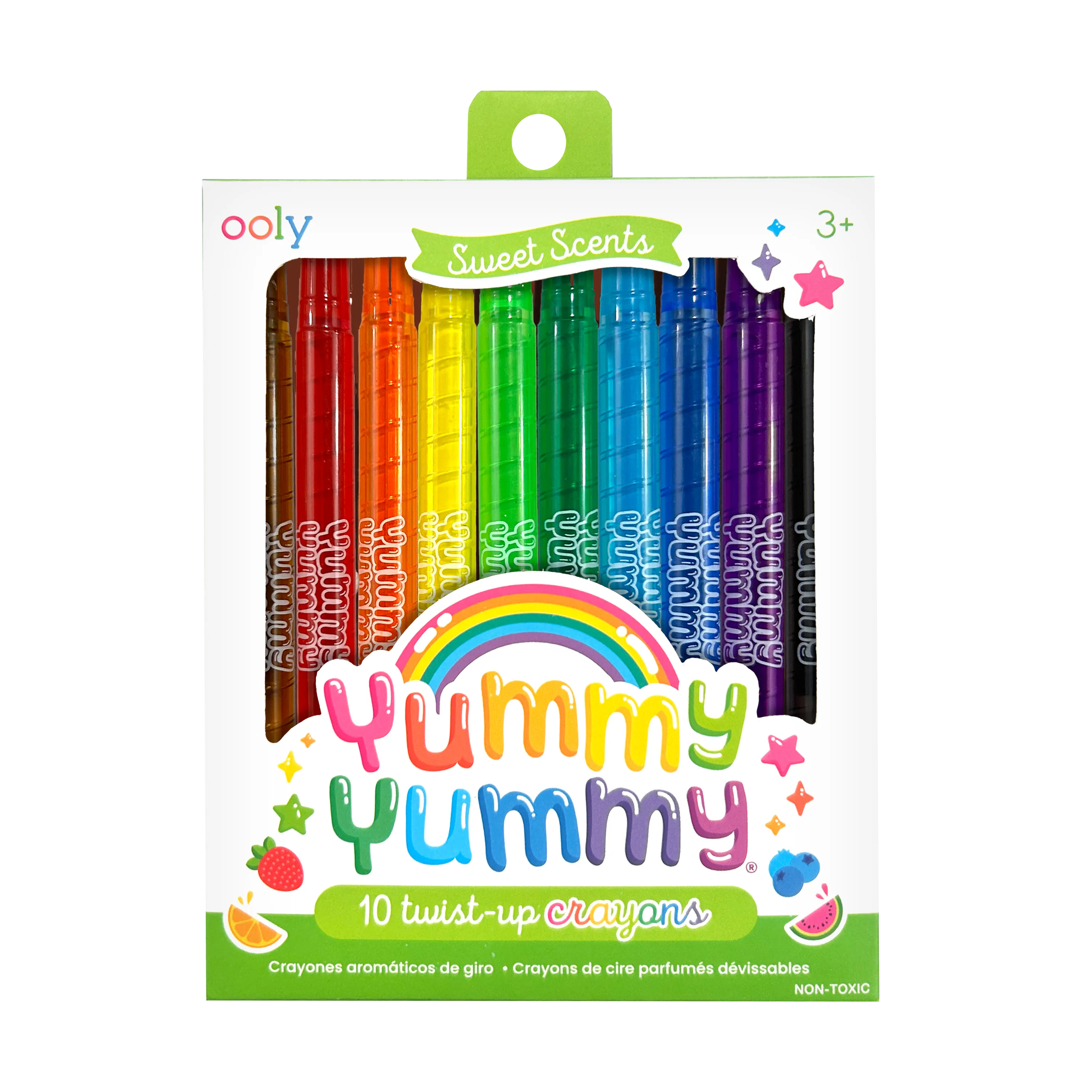 OOLY Yummy Yummy Scented Twist-Up Crayons 10-Piece Set