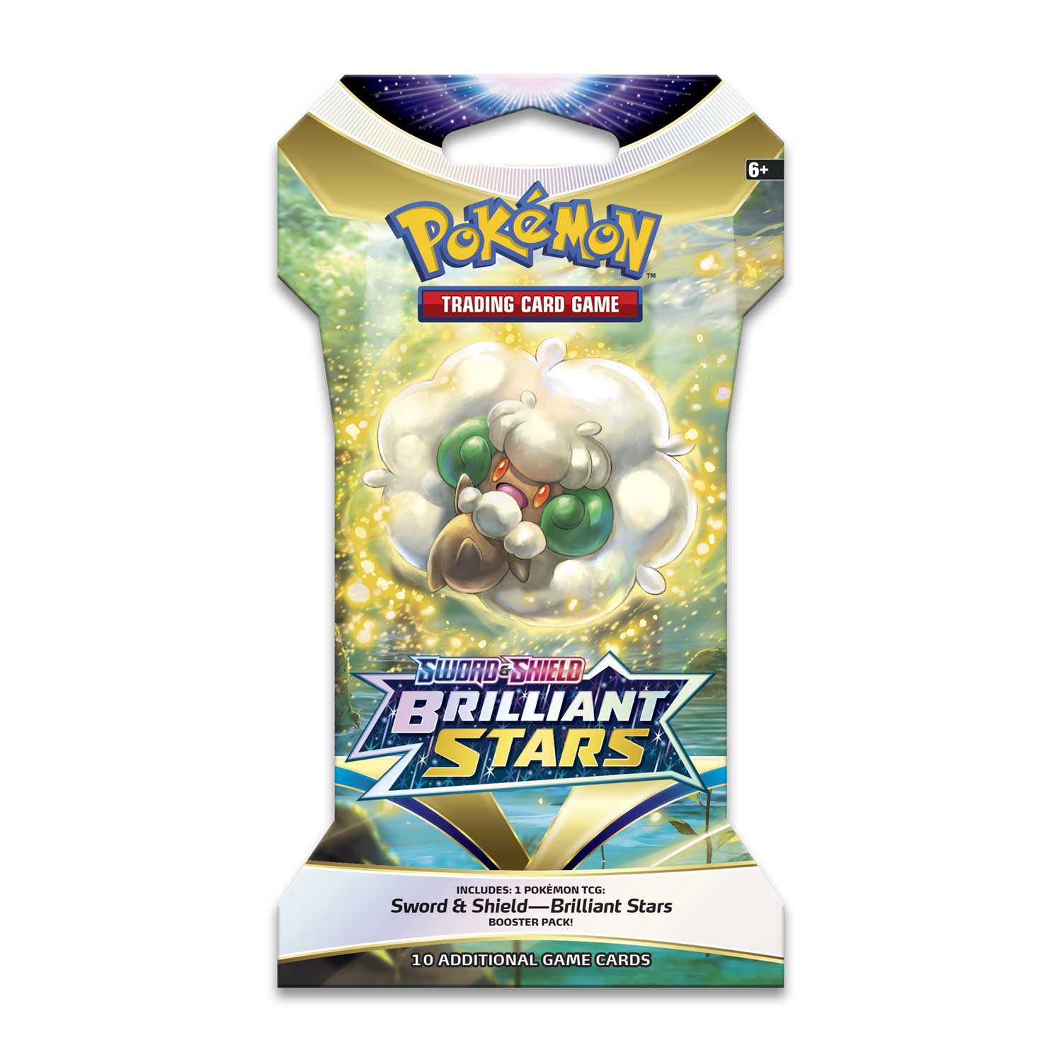 Pokemon TCG: Sword & Shield-Brilliant Stars Sleeved Booster Pack (10 Cards)