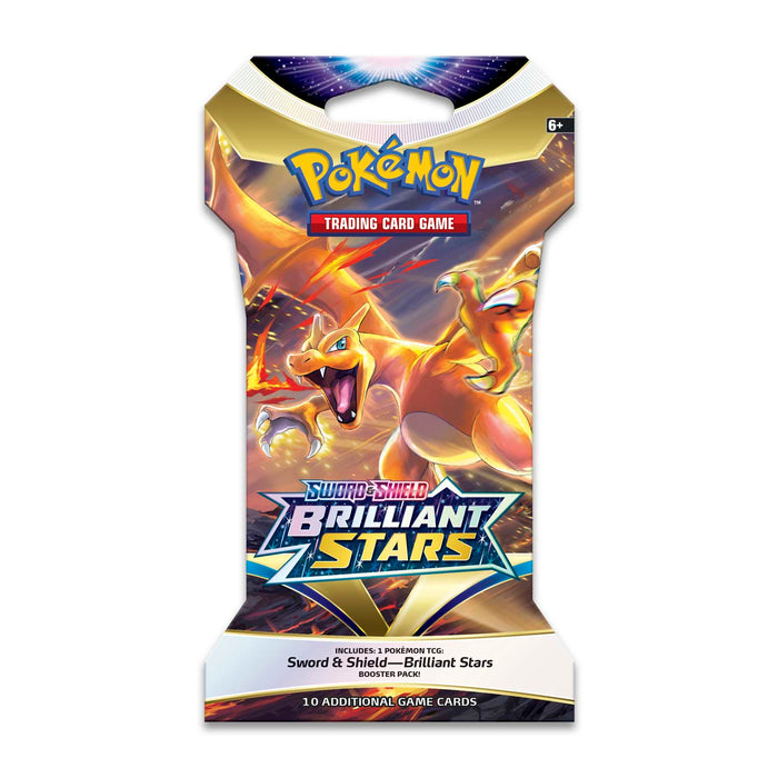 Pokemon TCG: Sword & Shield-Brilliant Stars Sleeved Booster Pack (10 Cards)