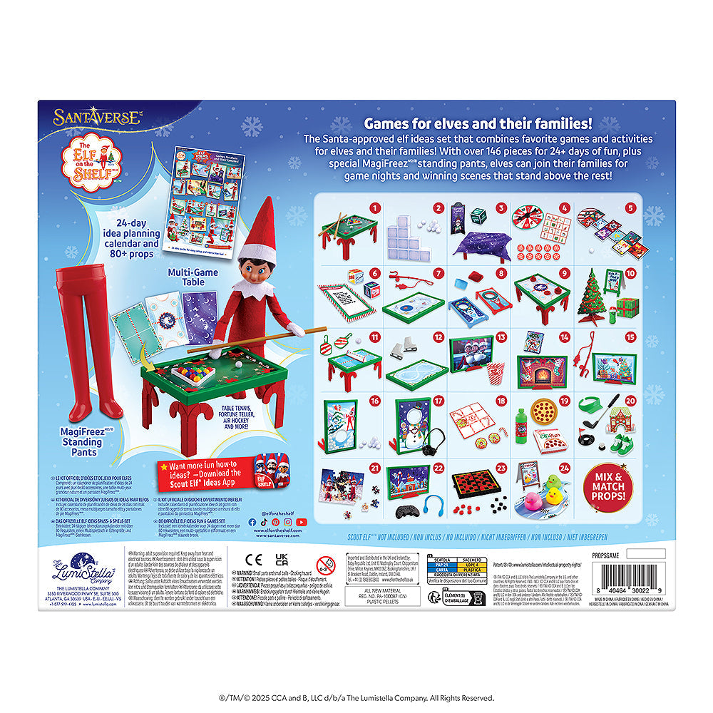 The Elf on the Shelf Polar Props Fun & Games Kit