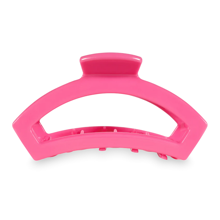 Large Teleties Open Claw Clip - Paradise Pink
