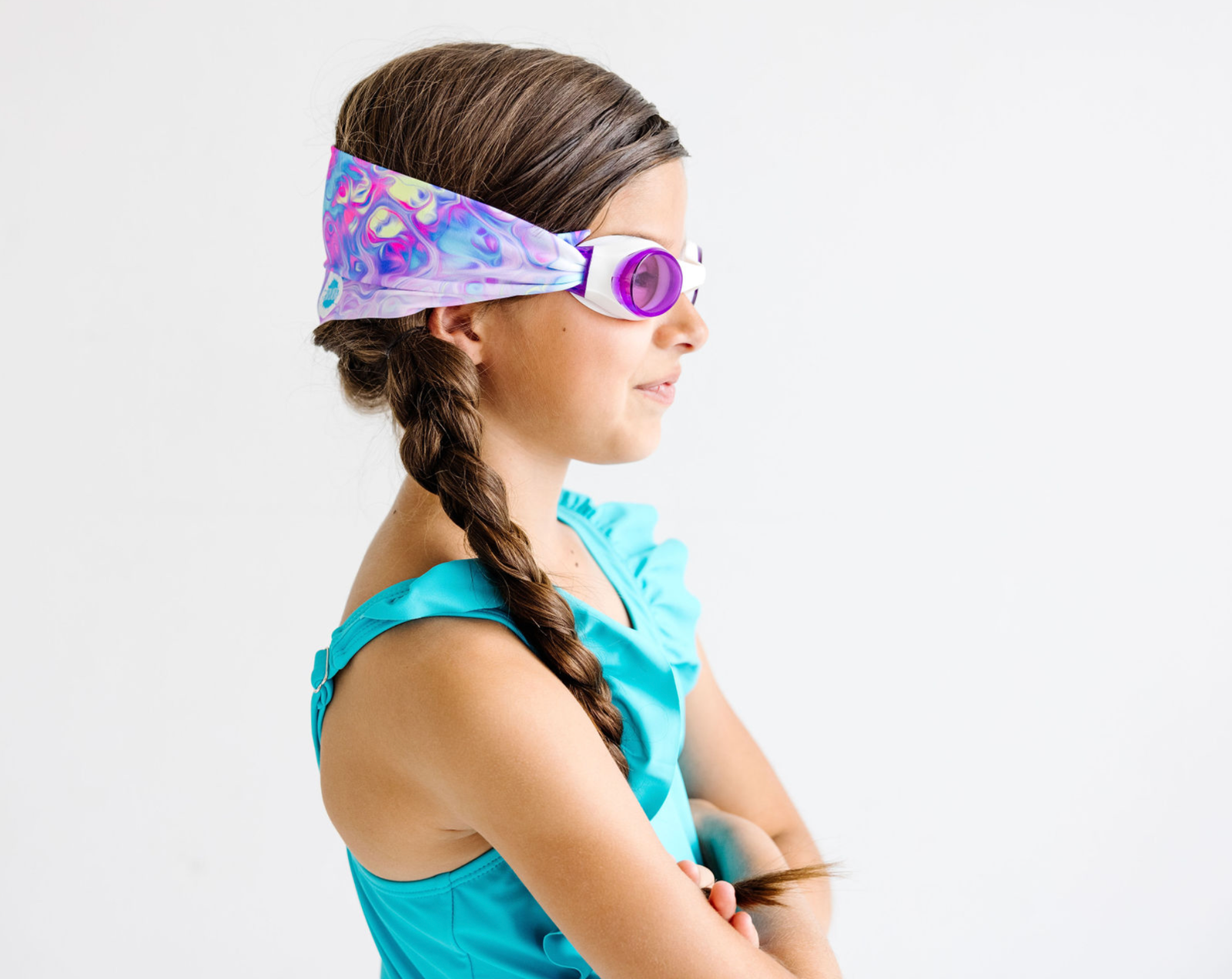 Pastel Swirl Splash Goggles
