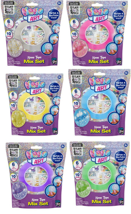 Born To Play Nano Art Tape Mix Craft Set