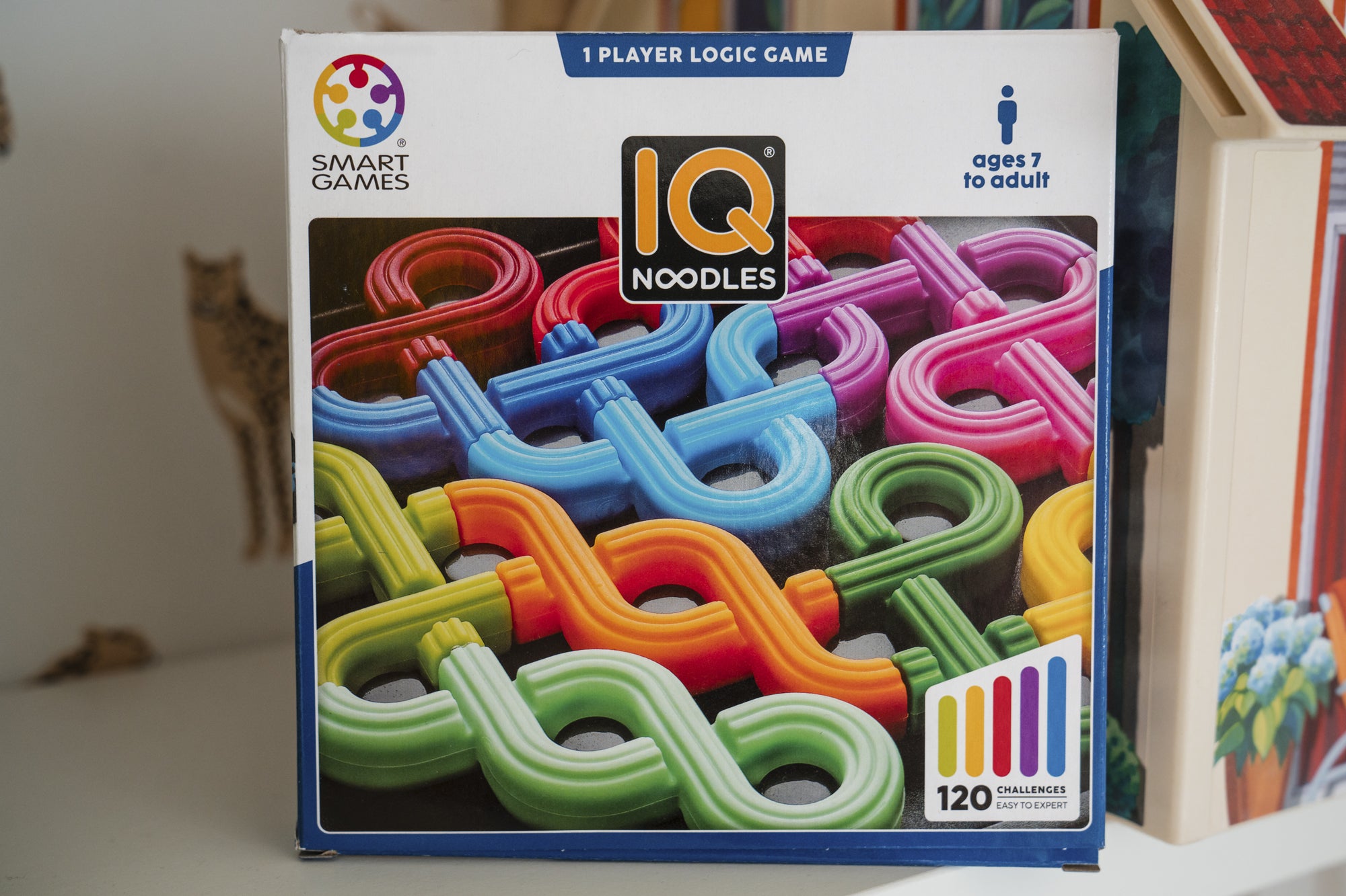 SmartGames IQ Noodles - A Travel Friendly Logic Puzzle for Ages 7+