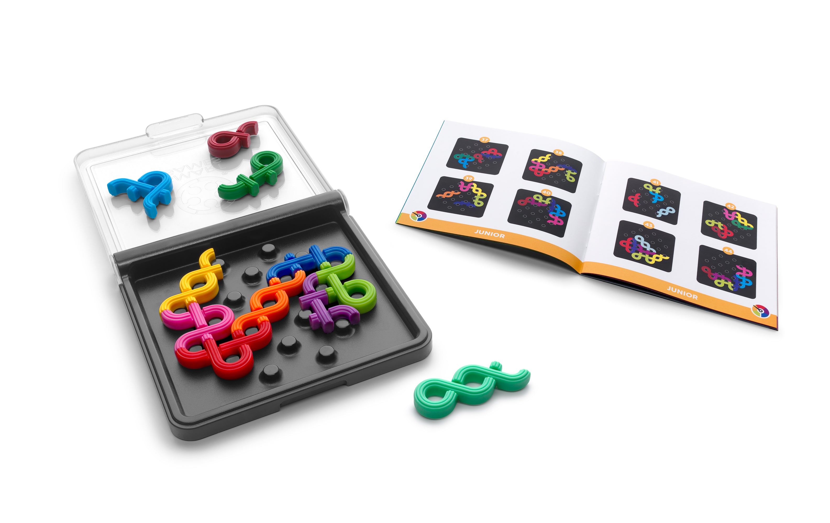 SmartGames IQ Noodles - A Travel Friendly Logic Puzzle for Ages 7+