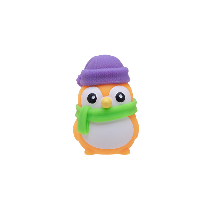 NeeDoh Polar Glow Penguin Sensory Squish Glow-in-the-Dark