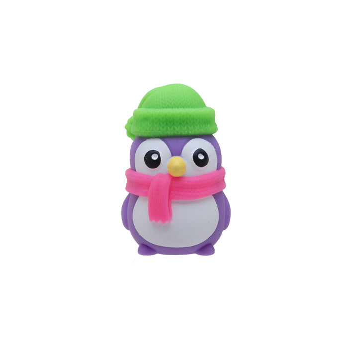 NeeDoh Polar Glow Penguin Sensory Squish Glow-in-the-Dark