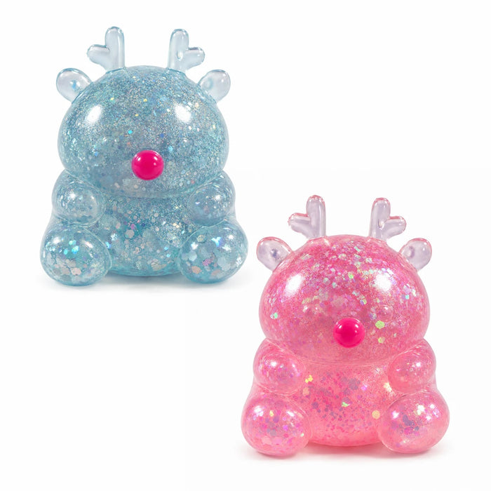 Super Duper Sugar Squisher Glitter Reindeer Squishy Toy