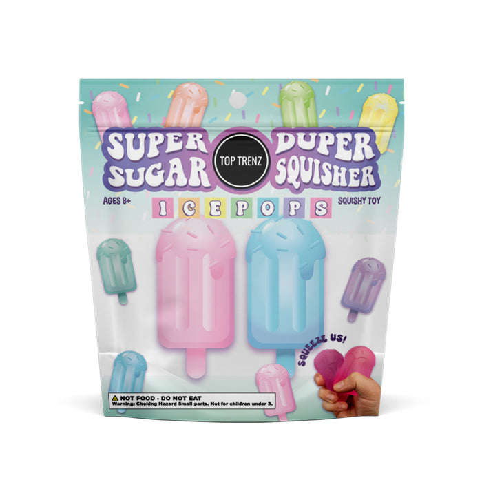 Super Duper Sugar Squisher Mini Ice Pop 2-Pack Set
