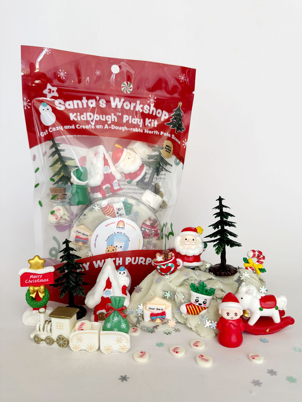 EGKD KidDoughs Santa's Workshop KidDough Sensory Play Kit