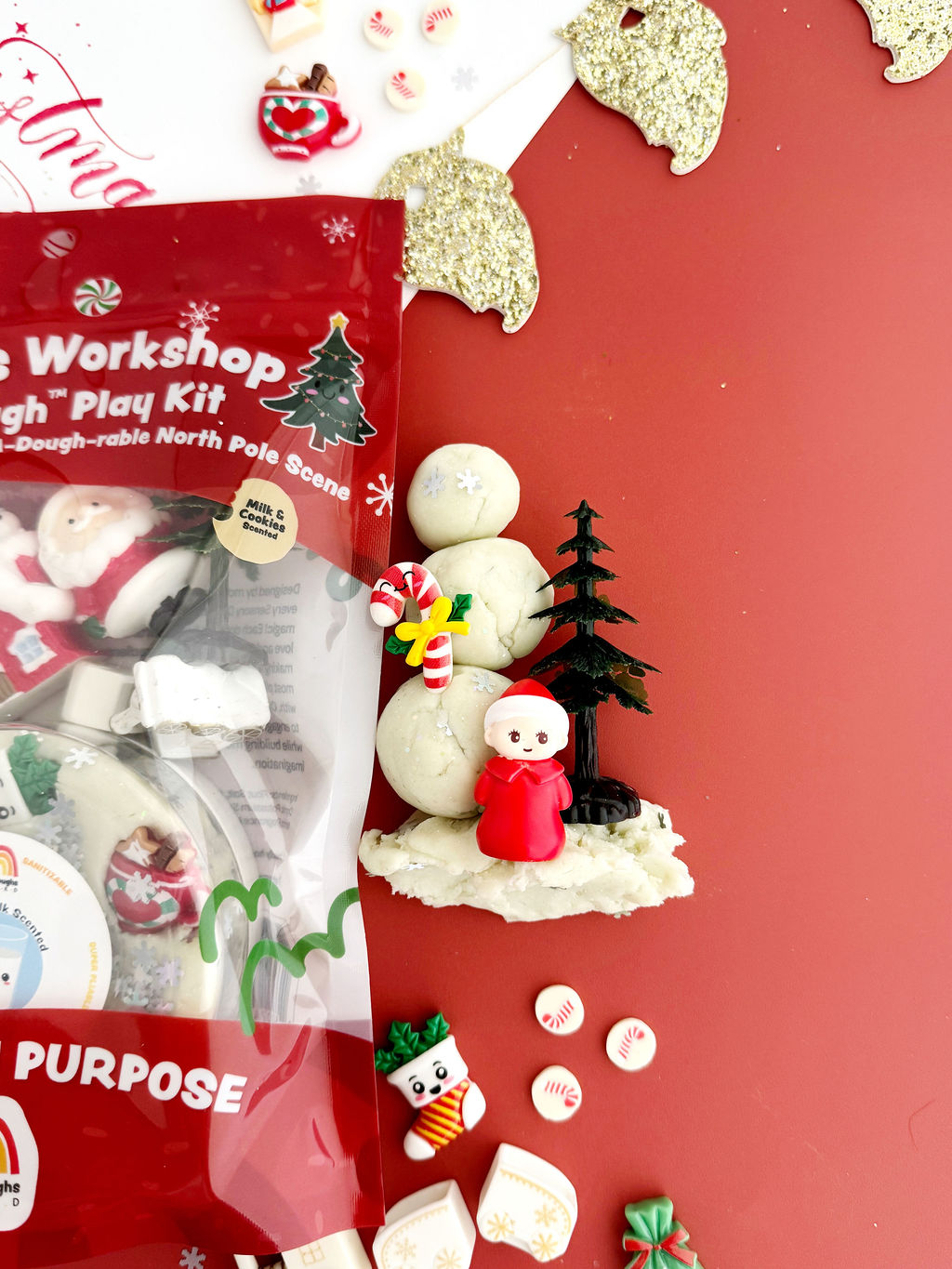 EGKD KidDoughs Santa's Workshop KidDough Sensory Play Kit