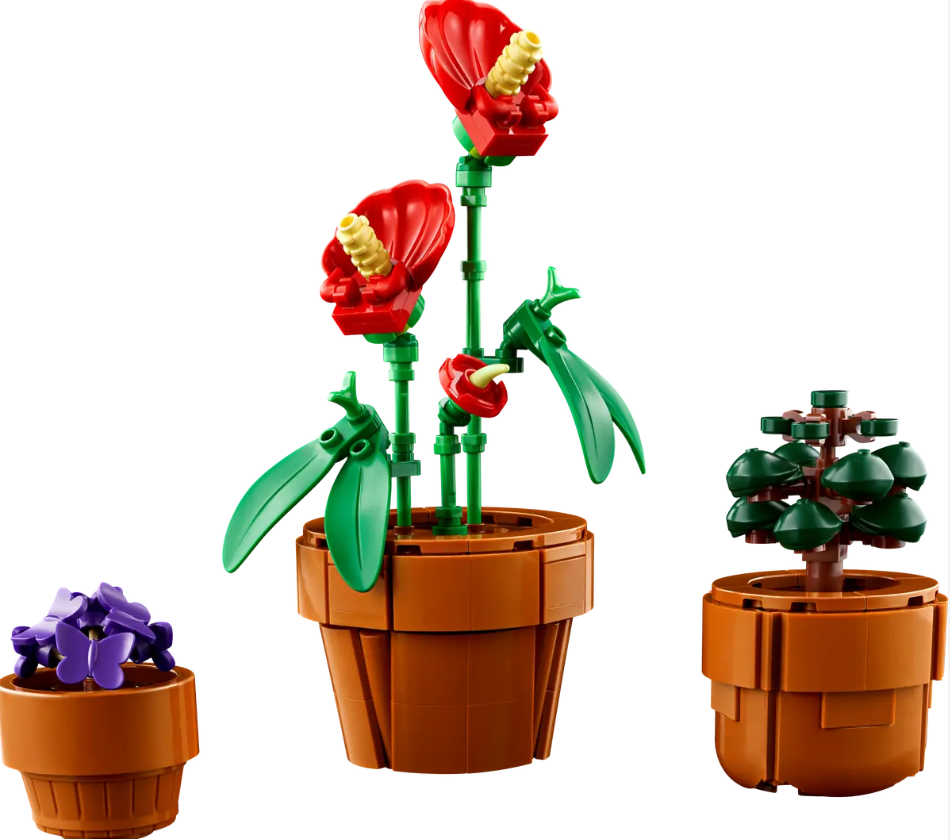 LEGO 10329 Icons Tiny Plants Build and Display Set for Adults
