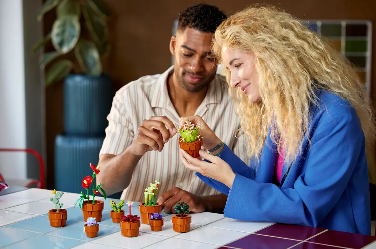 LEGO 10329 Icons Tiny Plants Build and Display Set for Adults