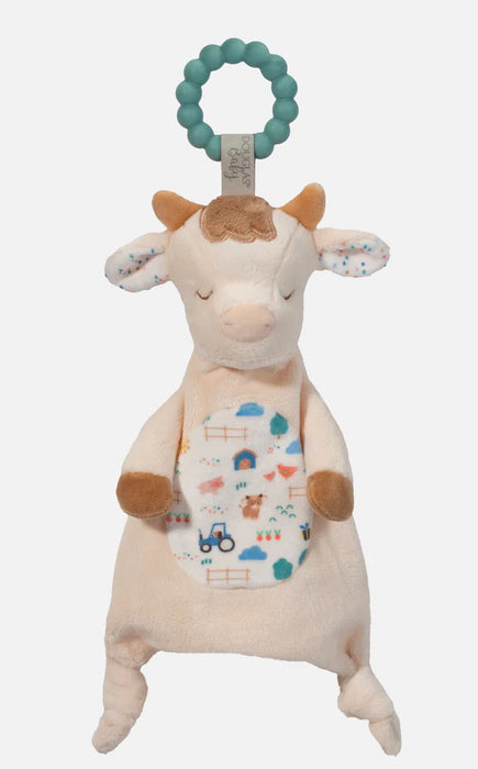 Douglas Hayes Highland Cow Teether 10-Inch Infant Toy
