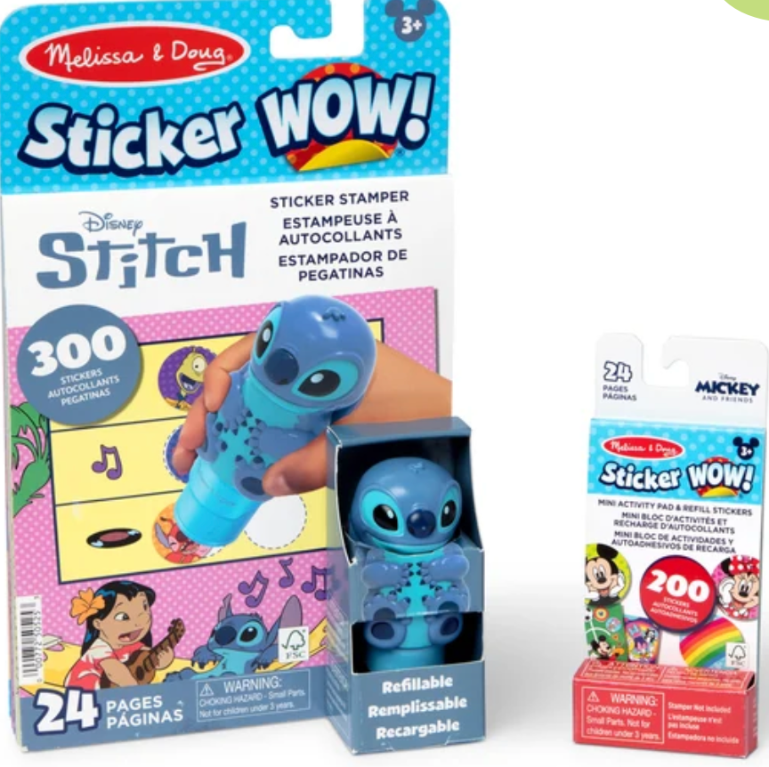 Stitch Sticker Wow