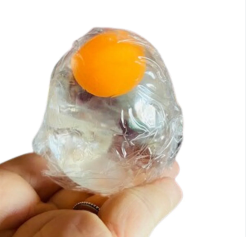 Squishy Egg Yolk Bun Vaseline + Wax Core