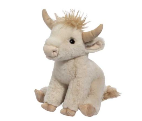 Laddie Cream Highland Cow