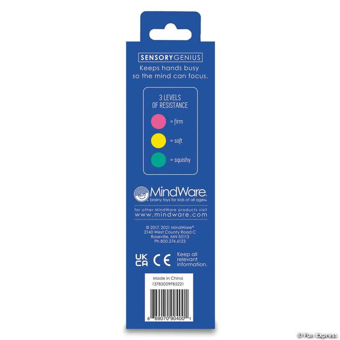 Fun Express Sensory Genius Stress Balls Lightweight Tactile Fidget Toy