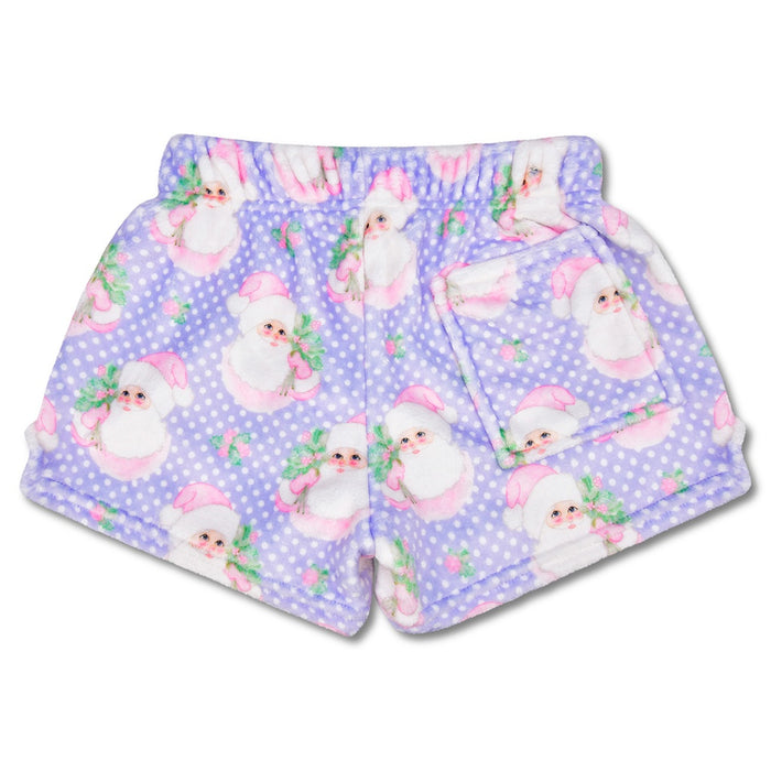 Sweet Santa Plush Shorts - X-Small