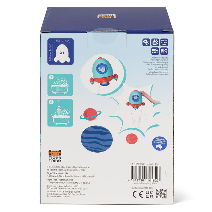 Tiger Tribe Bath Rocket Eco Sensory Bath Toy