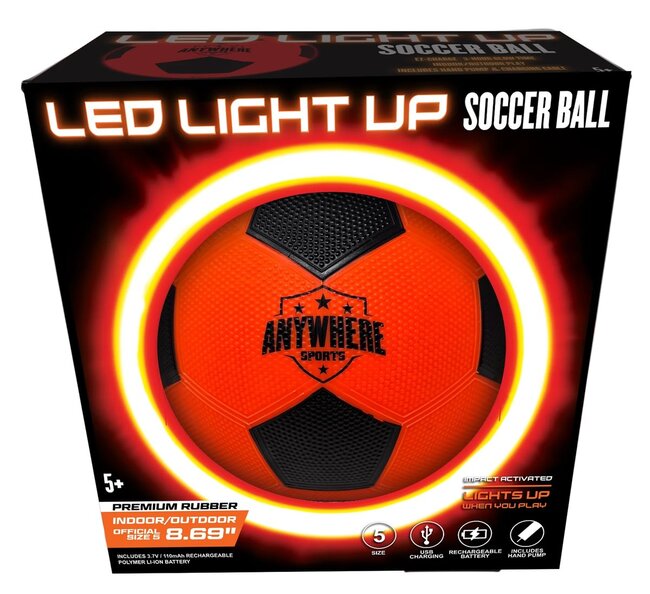 Pro Glow Light-Up Soccer Ball Size 5