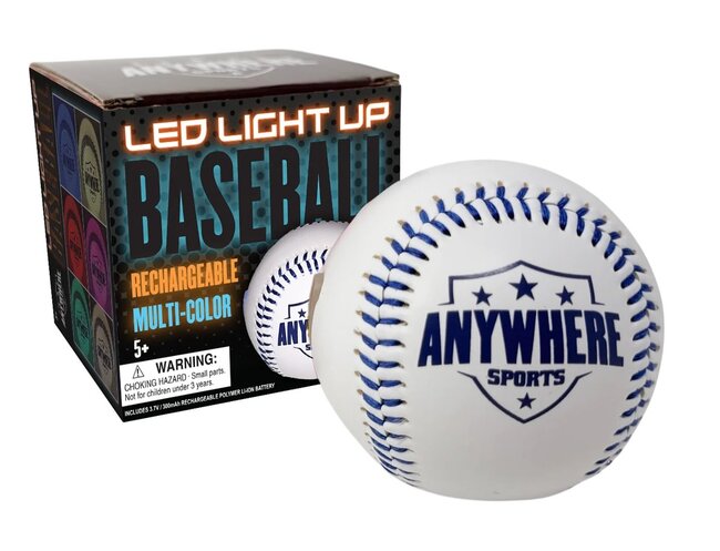 Pro Glow Light-Up Baseball 6 different light up colors