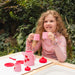 Tiger Tribe Strawberry Patch Silicone Tea Set 9-Piece