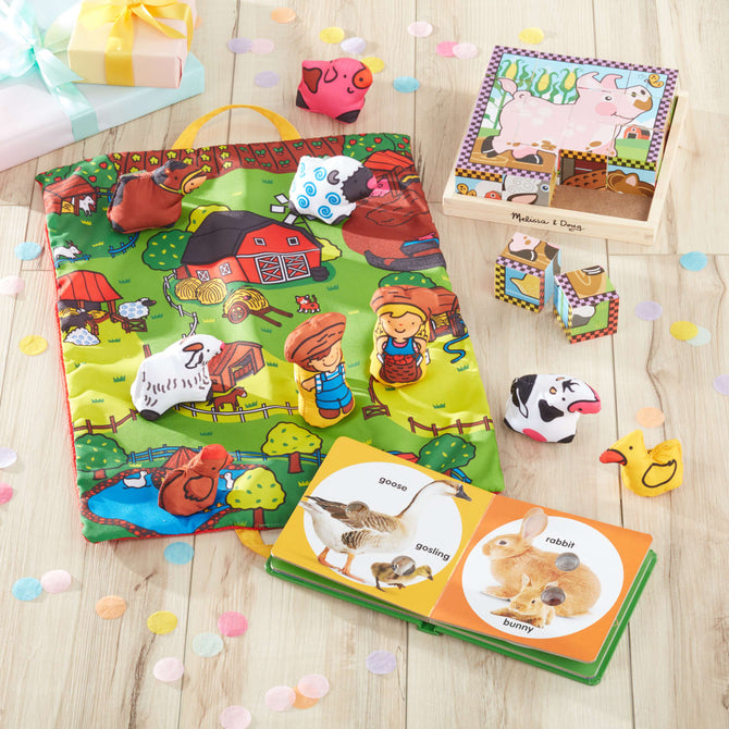 Melissa & Doug Take Along Farm Play Mat
